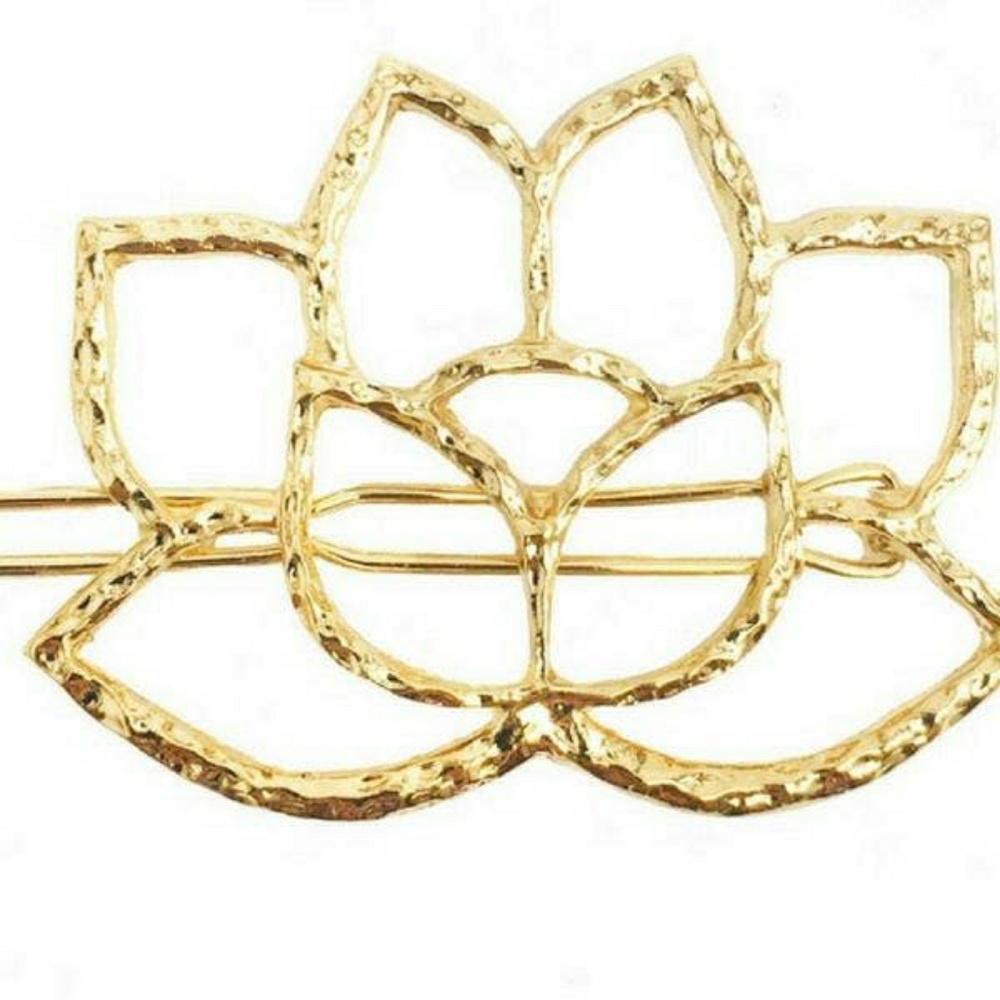 Hair Clip Lotus Flower NWT